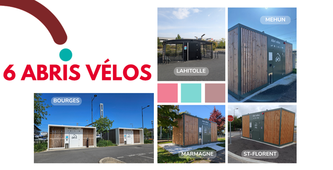 6 abris vélos