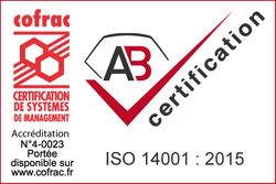 Certification COFRAC ISO 14001