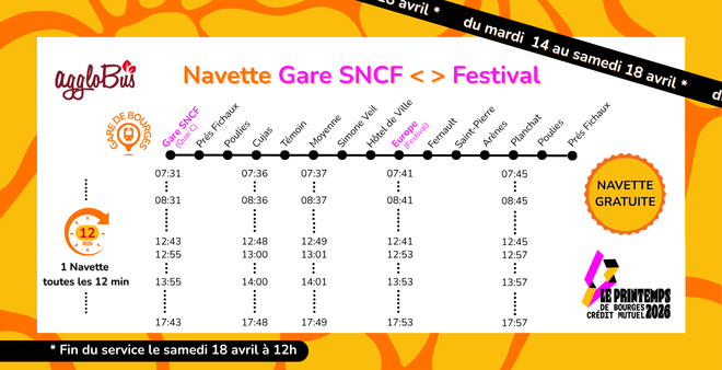 Navette Gare Festival
