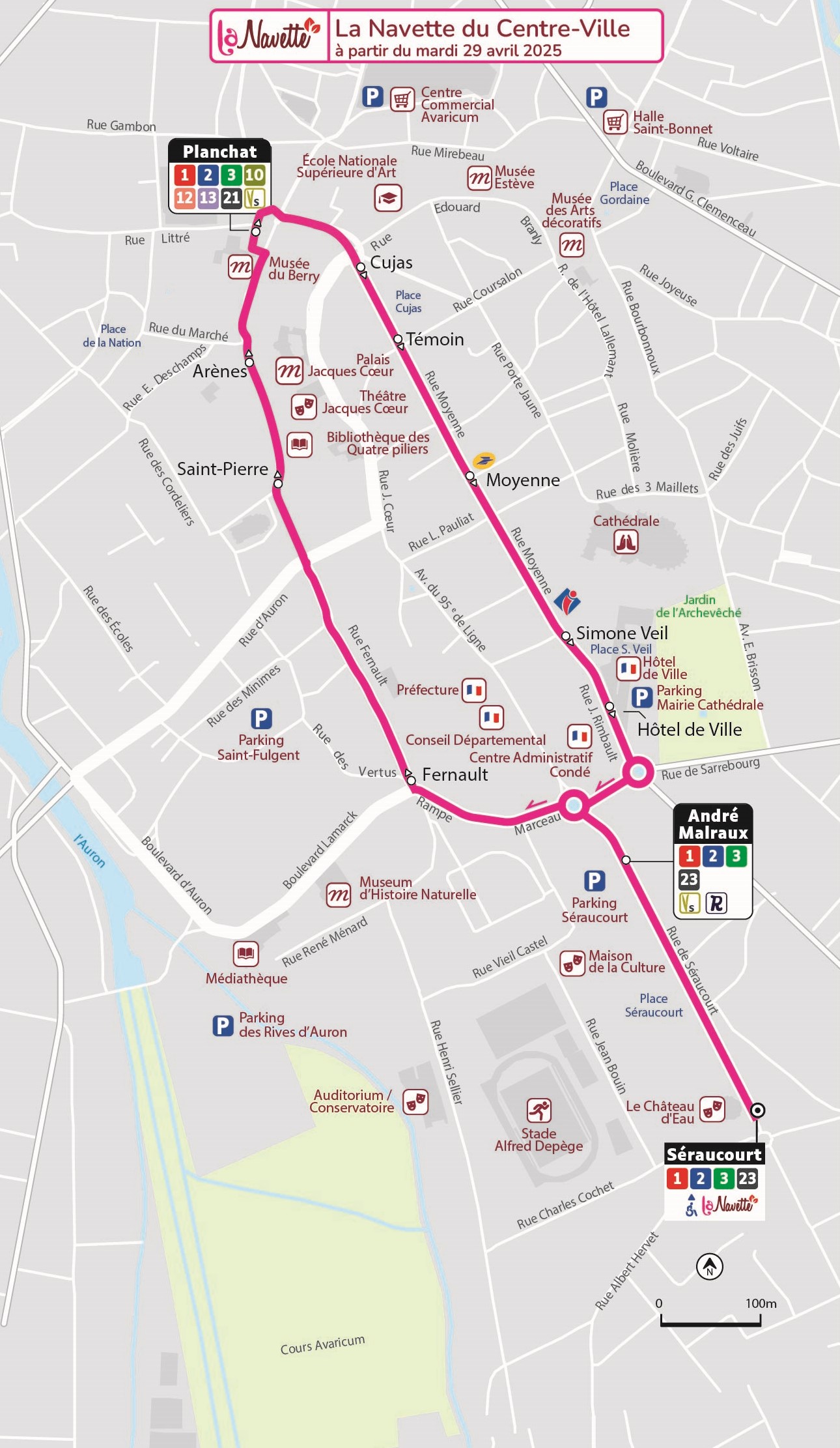 PLAN NAVETTE à partir du 29 avril 2025