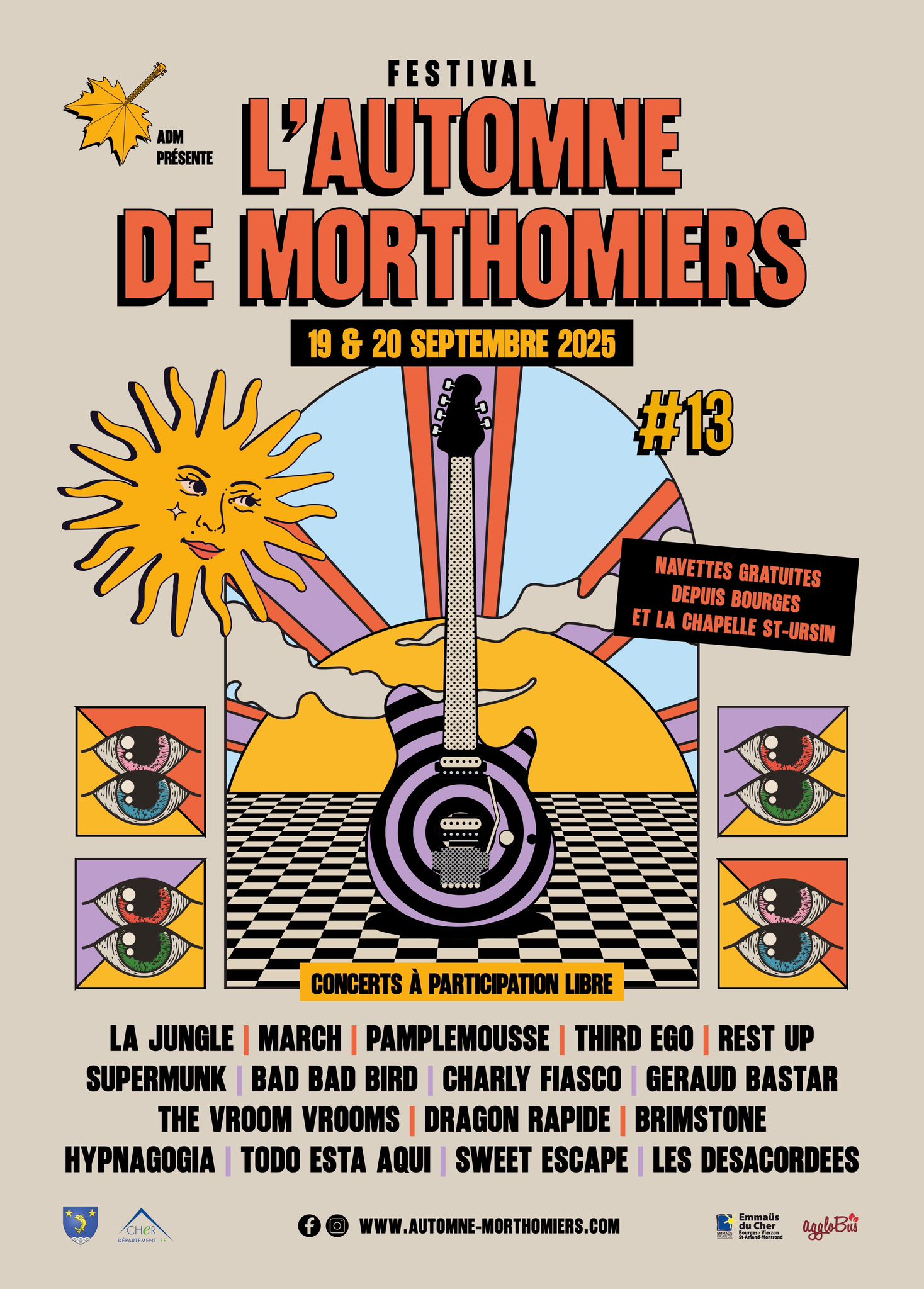 Affiche Festival l'Automne de Morthomiers