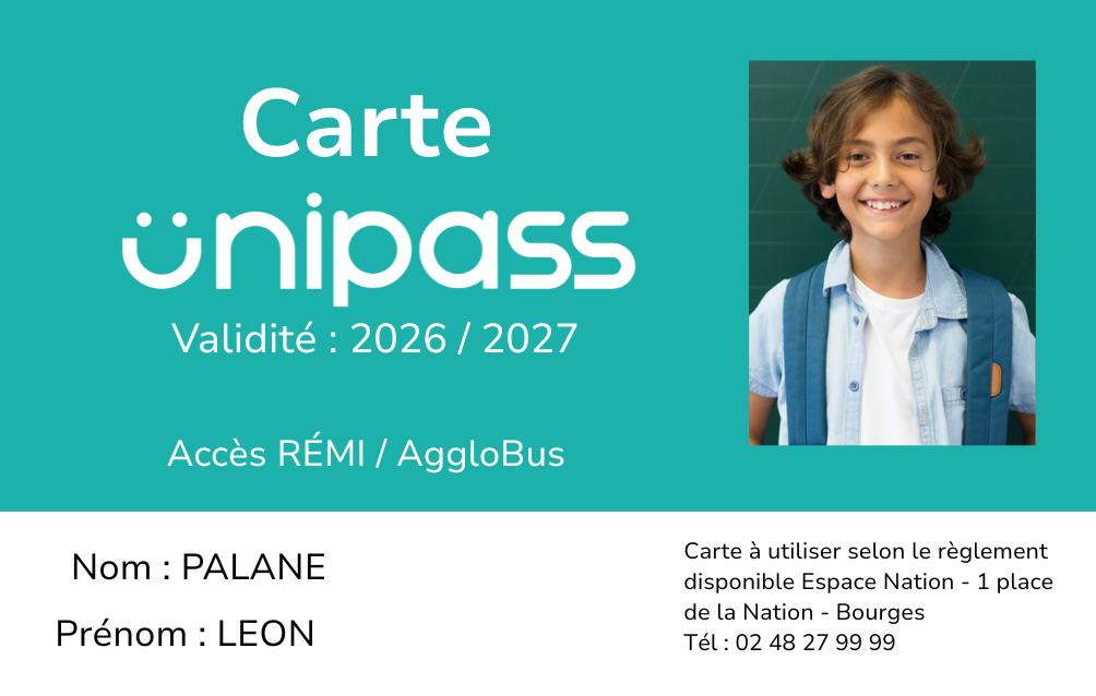 Carte UNIPASS