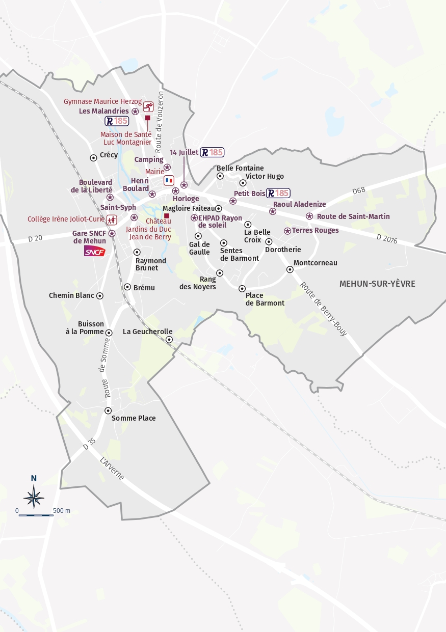 Plan VITABUS MEHUN