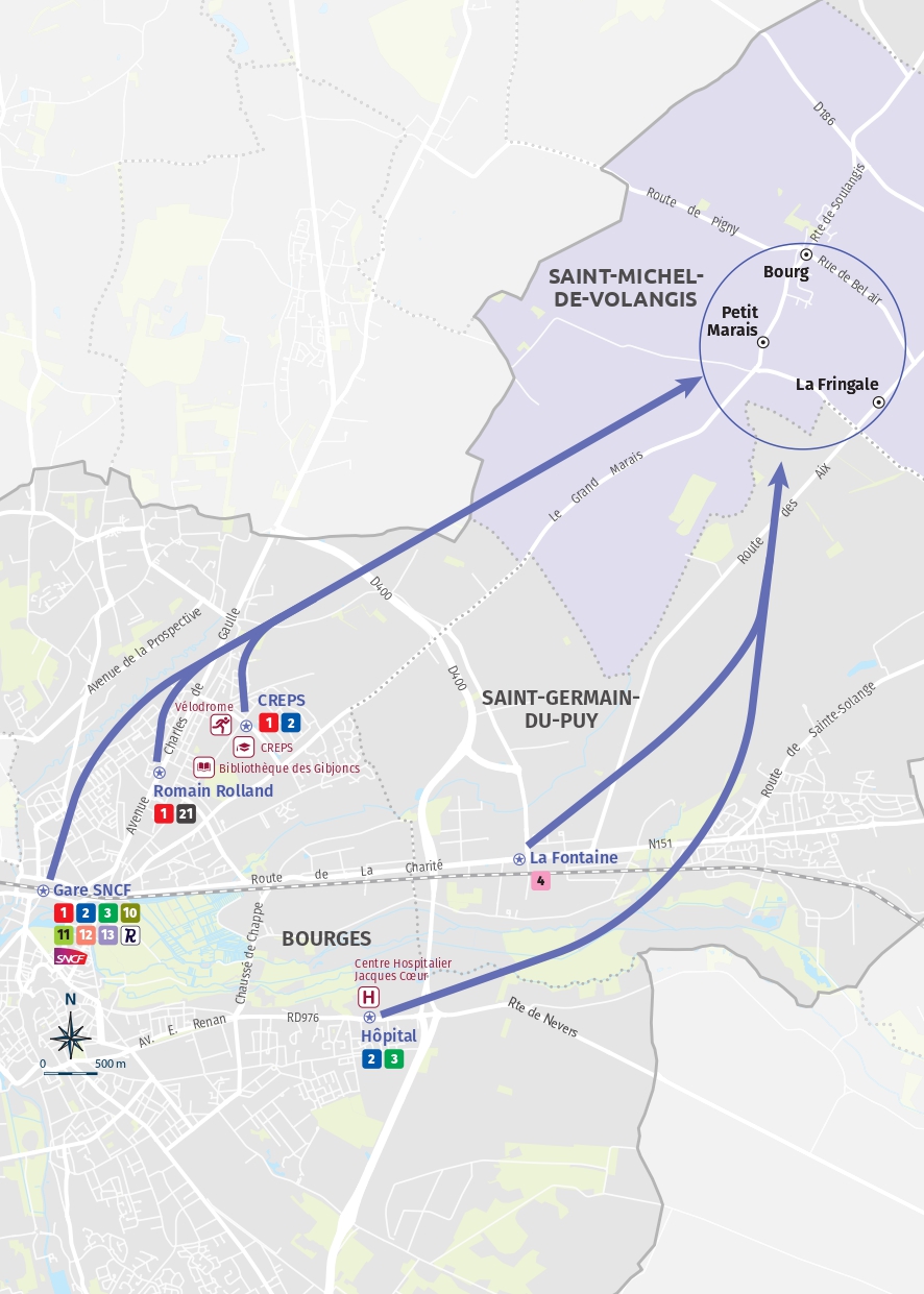 Plan VITABUS SAINT-MICHEL