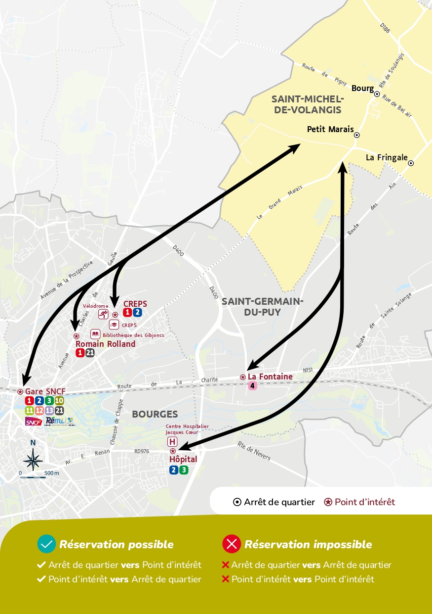 Plan VitaBus Saint-Michel
