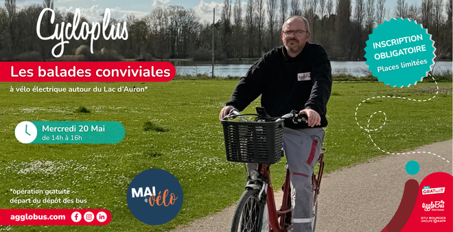 Visuel Balade Mai à vélo