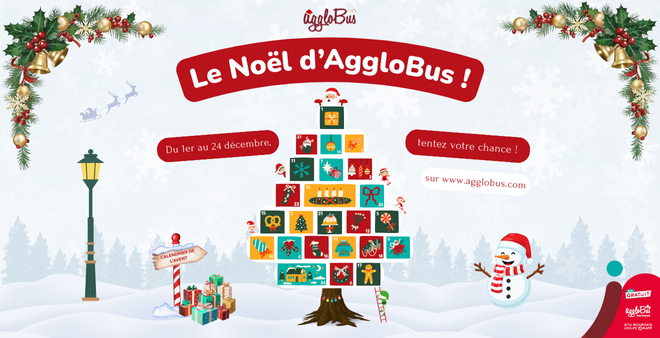 Le Noel d'AggloBus du 1er au 24 décembre 2025