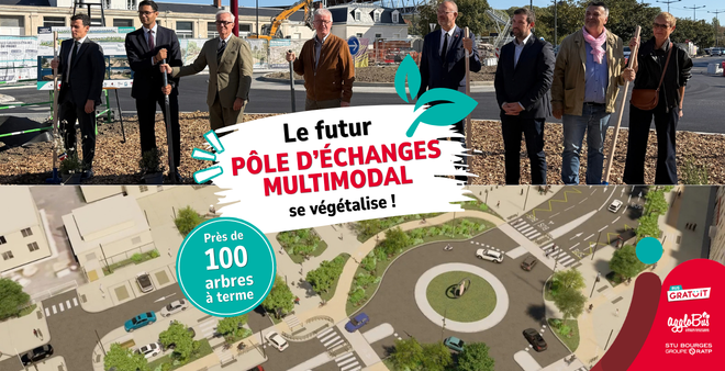 Le Pôle d'Échanges Multimodal se végétalise