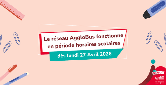 Reprise des horaires en période scolaire dès le 27 avril 2026