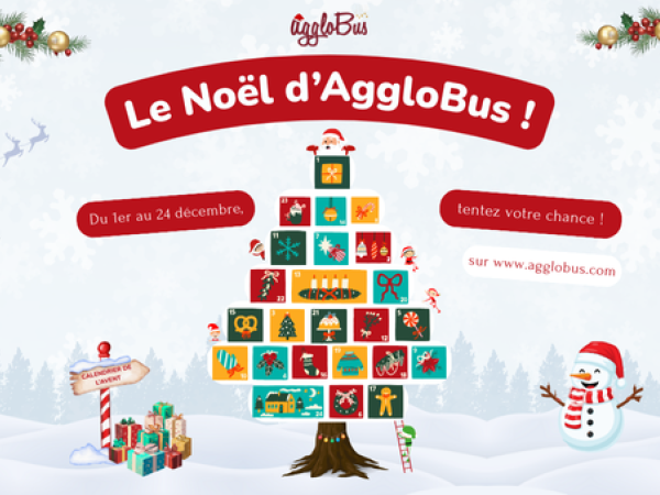 Le Noel d'AggloBus du 1er au 24 décembre 2025