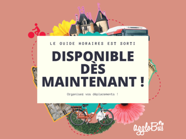 Visuel actualité guide horaires arrivé