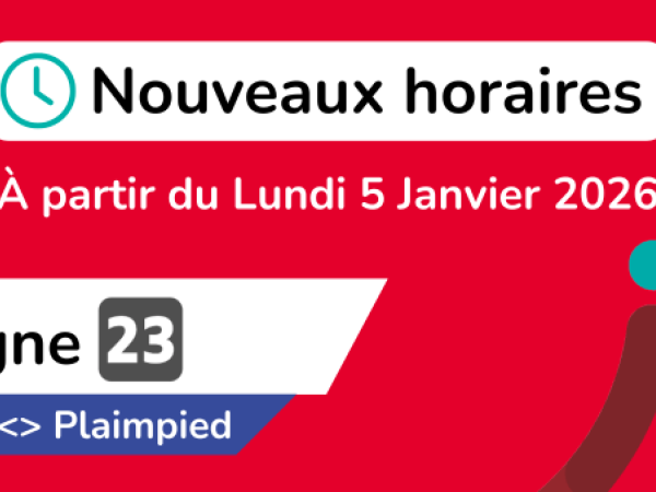 Nouveaux horaires L23_ACTU