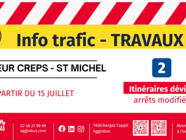 Travaux secteur CREPS - St-Michel